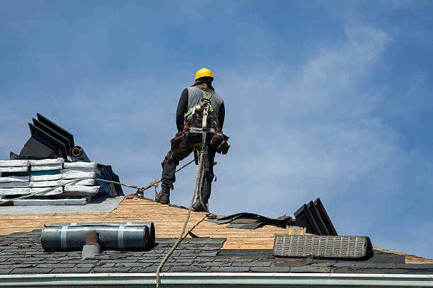 Professional Roof Installation technician working in Fowler, CO